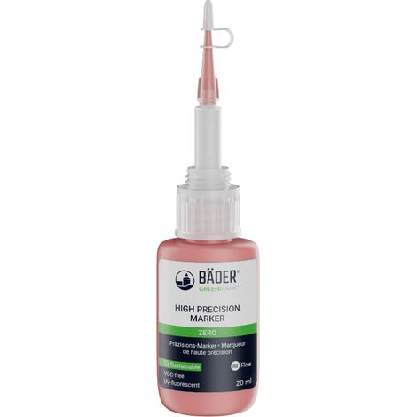 Hochpräziser, neonroter 20-ml-Sicherheitssiegelmarker, wasserbasiert, nicht leitend, medienbeständig, lösungsmittelfrei, rot (1/3)