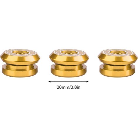 Vis décoratives pour couvercle de filtre à air Yamaha Xmax300 (lot de 3) (dorées) (1/5)
