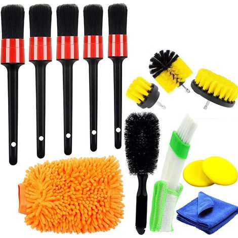 Set di pulizia da 14 pezzi per la pulizia di utensili per auto (1/4)
