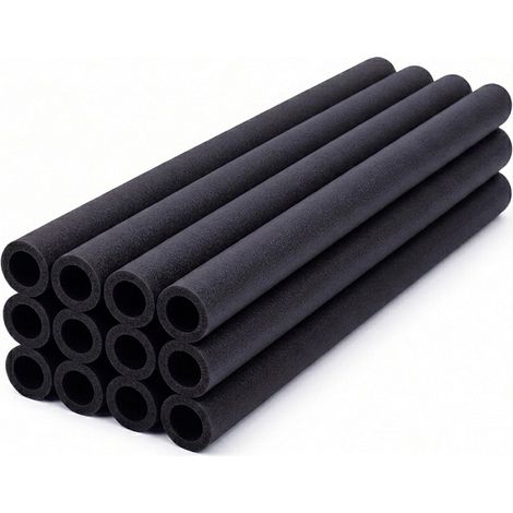 Aga 12x Protezione in schiuma per pali del trampolino 90 cm Nero