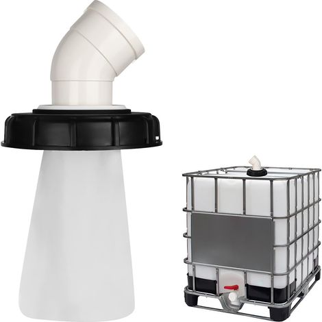 1 Filtre De Couvercle IBC 45°, Nylon Lavable, Coude DN105, Pour Réservoir Eau De Pluine