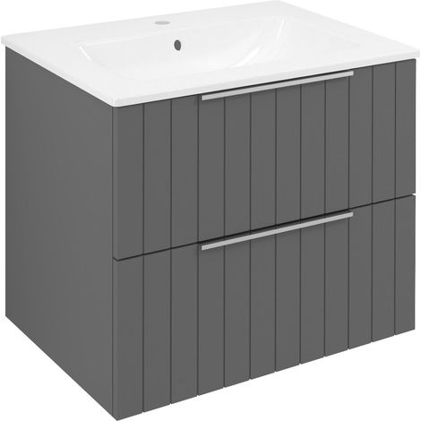 CIRASA STRIP Meuble sous-vasque 59,2x52x46cm, carina