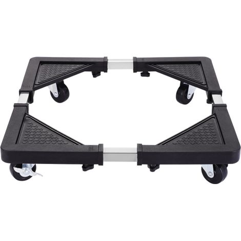 Support Mobile Roulettes Caoutchouc – 40-60 cm – Réfrigérateur, Lave-Linge – Réglable (1/5)