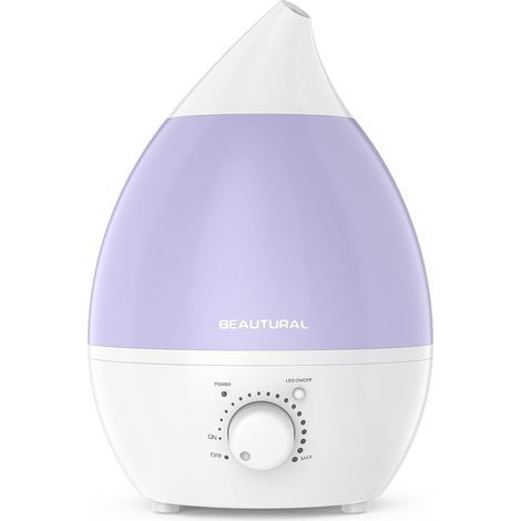 2,8-Liter-Ultraschall-Ionen-Luftbefeuchter, vollautomatisch, Kaltnebel, leise, mit 7-farbiger LED-Beleuchtung, automatische Abschaltung