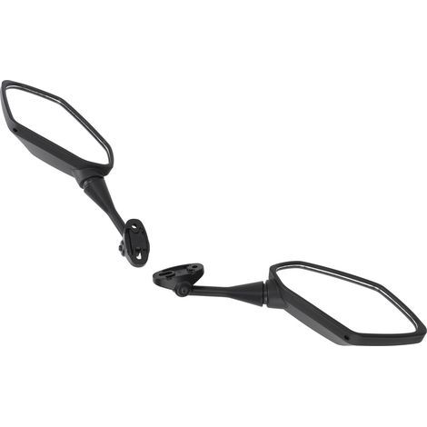 Motorrad-Rückspiegel, 1 Paar, Weitwinkel, verstellbare, flexible Seitenspiegel für Lenker, Motorräder und Roller (1/5)