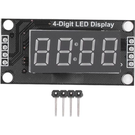 Module d'affichage LED 0.36 pouce 4 chiffres 7 segments TM1637 tube numérique pour horloge (1/5)