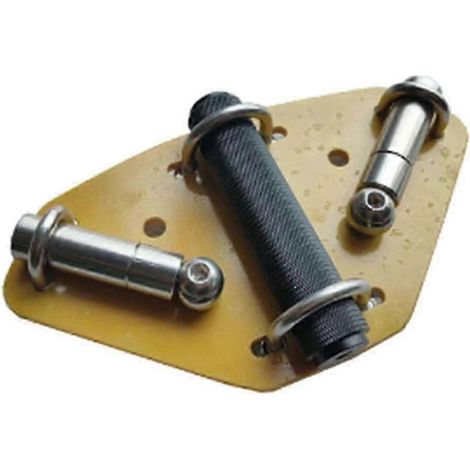 L'antenne à ondes courtes avec une plaque de base en forme de V peut être connectée à un filetage de trépied, 14-50 MHz. (1/5)