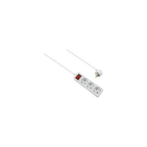 HELOS MULTIPRISE CLASSIC 3 PRISES AVEC INTERRUPTEUR BLANC 3 M 262791