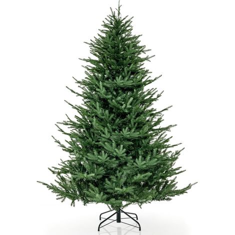 Albero di Natale con 1130 punte di ramo in PE e PVC, illuminazione Verde da 213cm (1/5)
