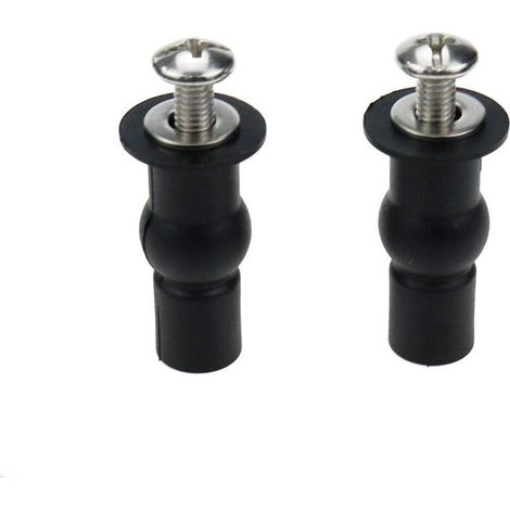 Abattant WC Fixations Charnières Accessoire de fixation pour abattant Convient à Toutes Les Toilettes(18mm) (1/4)