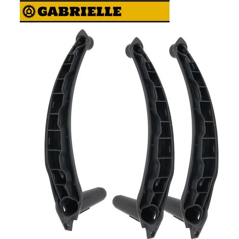 GABRIELLE 3 manijas interiores de puerta izquierda y derecha compatibles con X5 E70 X6 E71 E72 51416969401 51416969402 (1 izquierda + 2 derechas) (1/5)