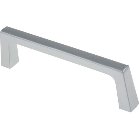 Rs Pro – Poignée de porte d'intérieur en aluminium – Entraxe 100mm – Fixations invisibles – Longueur 110.5mm – Largeur 10.5mm – Hauteur 32mm – Lot de 2