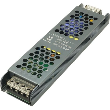 Alimentatore LED Ultra Slim 12V 300W 25A IP20 IdeaLED (1/3)