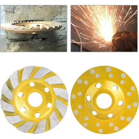 100-mm-Diamantscheibe zum Polieren von Stein, Beton und Keramik – Schleiftopfscheibe (1/5)