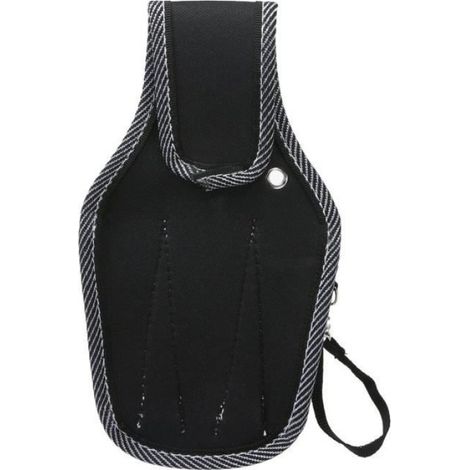 Sac À Outils - Sacoche Ceinture Électricien - Nylon 600D - 26 x 14 x 6,5 cm - 9 Pochettes - Noir - 1 Pièce (1/4)
