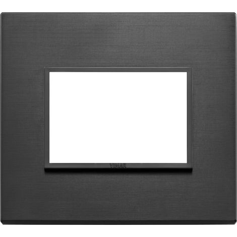 VIMAR - 21653.18 Placca 3M nero totale