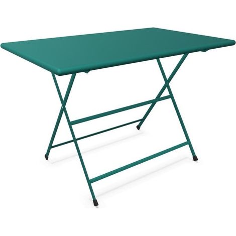 EMU Arc En Ciel Tavolo Rettangolare Pieghevole 110X70 Verde Oceano - Tiffany (1/5)
