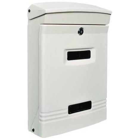 Cassetta per lettere Blinky Villas bianco alluminio 25x12x37H (1/2)