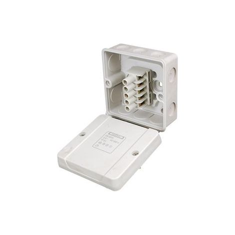 Coffret de dérivation Hensel 5 pôles borne, 1,5-2,5 mm² 3phases, 4 mm² 1phase