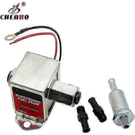 12V Niederdruck-Kraftstoffpumpe mit rotem Etikett für FORD Vergaser 40104 40105 40106 40107 Edition 1107 (1/4)