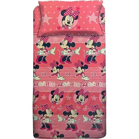 Completo Lenzuola Minnie Elegant Letto Piazza e Mezzo