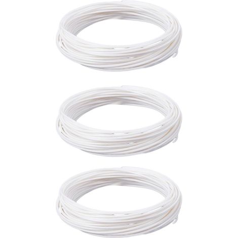 Lot de 3 stylos pour impression 3D, filament PLA de 1,75 mm, 10 mètres (PLA blanc) (1/5)