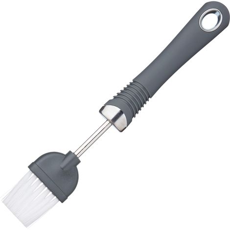 KitchenCraft Spazzola da forno Acciaio inox e nylon con impugnatura ergonomica, 21 x 8,5 cm (1/3)