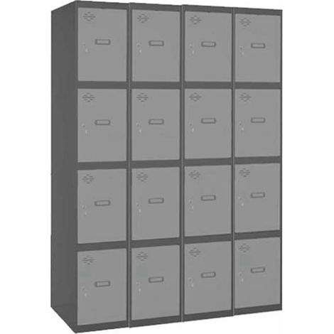 Taquilla 1800x1200x500 SIMONLOCKER PROFESIONAL 4 PUERTA 4/16 300(1200)AN/GR marca SIMONRACK