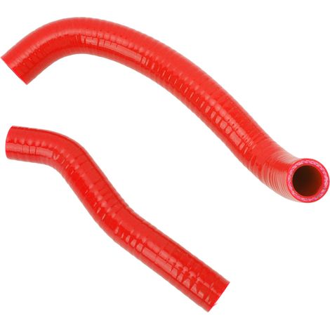 Tuyau de radiateur en silicone, kit de 2 pièces, étanche, remplacement pour Arctic Cat DVX-400 2007-2008, rouge (1/5)