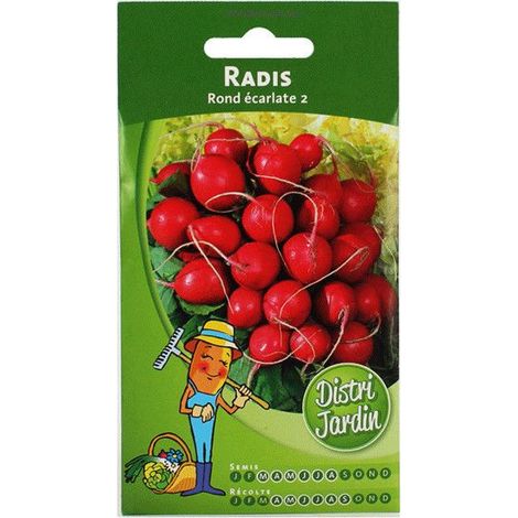 Sachet De Graines Radis Rond Écarlate