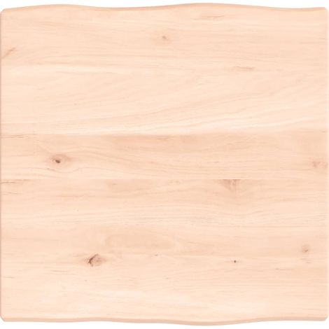 Dessus de table Dessus de bureau Plateau de table bois chêne massif non traité bordure assortie
