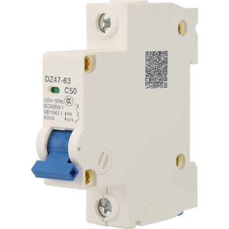 230VAC DZ47-63 Single-pole miniature disconnect switch (50A) (1/5)
