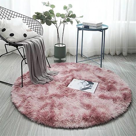 Tapis De Sol - Tapis Moderne En Polyester - Non Glissant - Pour Salon Chambre Salle À Manger - 120 x 120 cm (1/2)