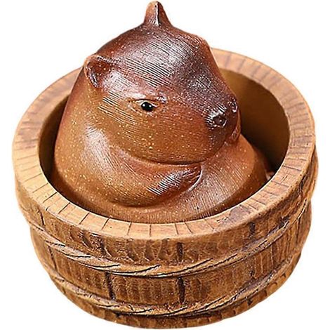 Mini-Teehaustierfigur aus Ton, Kung-Fu-Teehaustiermodell (1/5)