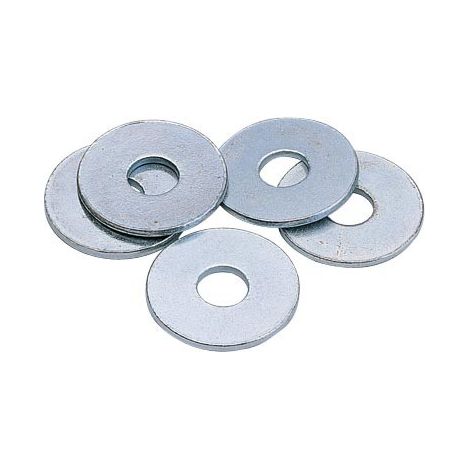 Breite Unterlegscheibe aus verzinktem Stahl Ø20 VISWOOD 21 x 50 x 3 mm - Box 50 - LU20B50