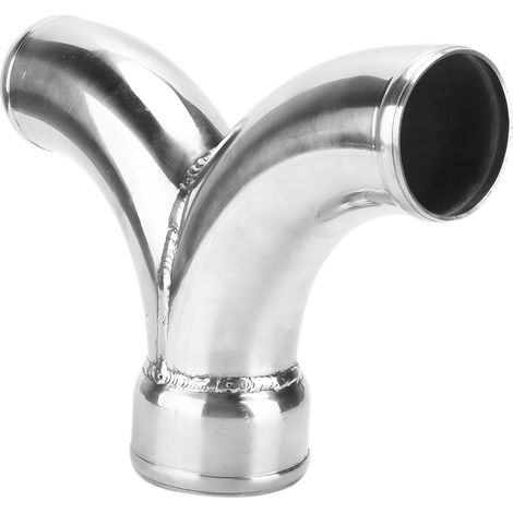 Tuyau Y Twin Turbo 2,5 pouces à 3 pouces en acier inoxydable, accessoire auto pour modification de véhicule, pièce de performance, compatible avec systèmes d'échappement, kit de conversion, robuste et (1/5)