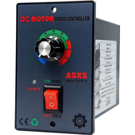 Régulateur de vitesse 12 V - 60 V - Régulateur de vitesse du moteur DC - Régulateur de vitesse pour moteurs électriques, PWM - Contrôleur de vitesse du moteur AC pour applications de commande (1/5)