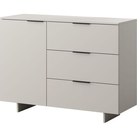 MOBILE CALMA CABINET 1D3S 90CM CACHEMIRE ALMA