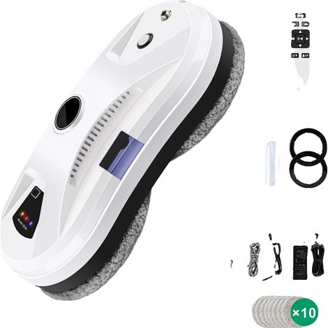 Robot limpiacristales, potente adsorción, diseño compacto, 5600 PA (1/2)