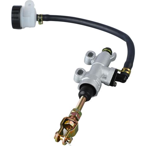 Pompe de Frein de Moto, Maître-Cylindre de Pompe de Frein Arrière de Moto, Pompe de Frein Levier Maître-Cylindre pour Plupart des Motos Dirt Bike ATV (1/5)