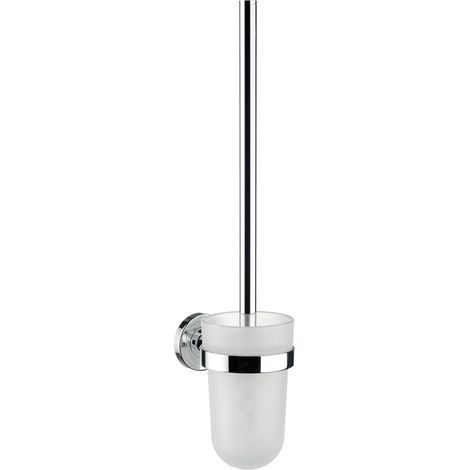 emco polo escobillero, cristal satinado, mango cromado, 071500100