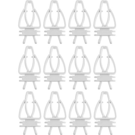 Lot de 12 supports multifonctionnels pour mangeoires d'oiseaux, jouets pour cage de perroquets, clips de fixation pour cage de hamsters et autres petits animaux. (1/5)