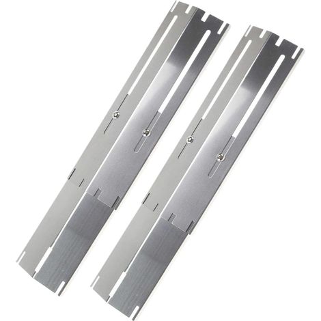 Pièce réglable pour gril à gaz - Plaque chaleur 34-53,3 cm - Diffuseur universel inox - Adaptée à la plupart des barbecues gaz (1/5)