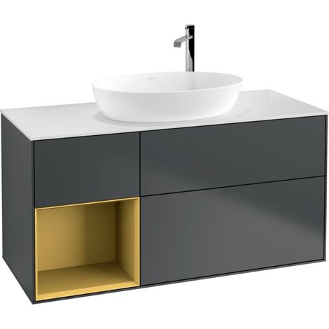 Villeroy & Boch F941HFHG Meuble sous-lave-mains Finion F94 (1/2)