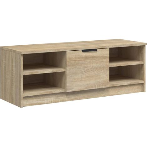 Maison Exclusive - TV-Schrank Sonoma-Eiche 102x35,5x36,5 cm Holzw