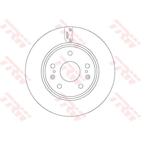 DISQUE DE FREIN AVANT DF6703 TRW (1/2)