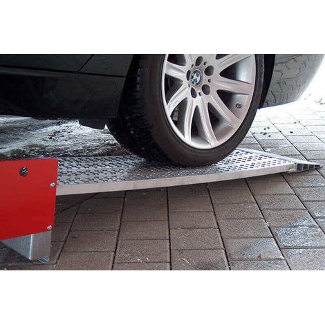 Rampe pour voiture - Longueur 3m - Hauteur à franchir de 900mm - Charge max par paire 1197kg pour empattement 1000mm - Vendue à l'unité - M040B2/30/2U-VT (1/5)