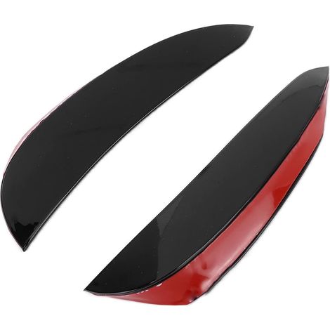 2 Pièces Pare-Chocs Avant Canard Aileron De Voiture, Kit De Carrosserie De Remplacement, Aileron Aérodynamique, Idéal pour Classe E W213 AMG Line 2016 2020, Noir (1/5)