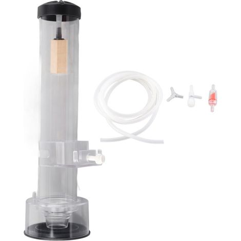 Écumeur à protéines pour aquarium en verre borosilicaté avec bois d'oranger – 26,5 cm