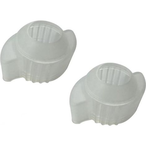 Housses de poignée de porte - 2 pièces - Protecteur mural - Antidérapant - Silicone - Poignées de bouton de porte ronde - Protecteurs de poignée de porte anti-impact - Gants de sécurité pour poignée d (1/5)